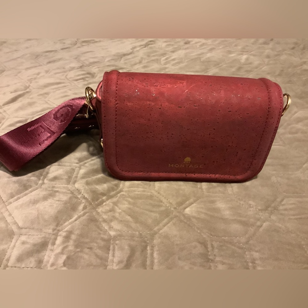 Montage Vegan Cork Leather Crossbody Bag